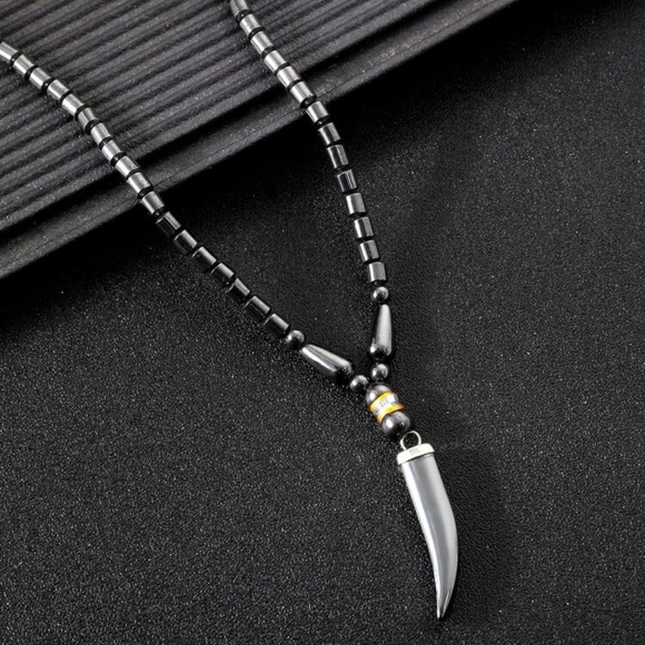 Unisex Scimitar Charm Necklace - Picture 3 of 3